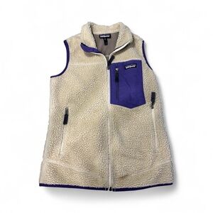 Patagonia Retro-X Women’s XS Sherpa Deep‎ Pile Fleece Vest Full Zip Jacket